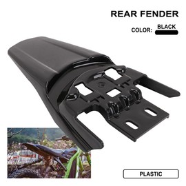 JFG RACING Sur Ron Rear Fender,Motorcycle Rear Fender Mudguard Plastic for Surron Sur Ron Light Bee X/S Segway X260 X160 Electric Dirt Bike EBike Black