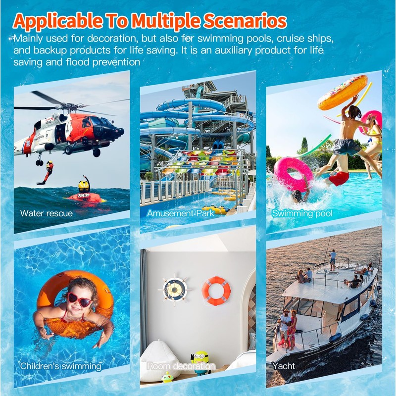 20 Inch / 50cm Pool Safety Life Preserver Throw Ring