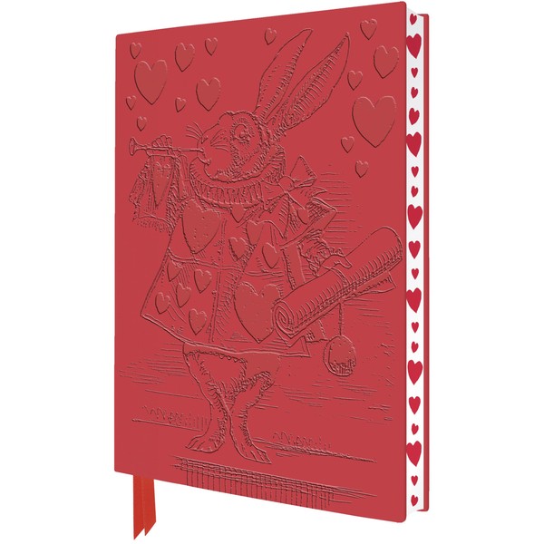 Alice in Wonderland: White Rabbit Artisan Art Notebook (Flame Tree