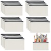 Blank Canvas Zipper Pouch,Canvas Makeup Bags,Multipurpose Canvas Pencil Case Cosmetic