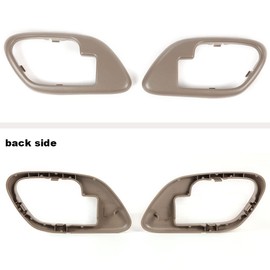 CHEDA Inside Door Handles Bezel Pull Trim Cover Compatible with 1995 1996 1997 1998 1999 Chevy/GMC Truck