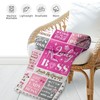 Levens Boss Lady Gifts for Women, Boss Lady Blanket 60"x50",