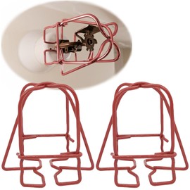 Happy Tree (2 Pack) 3/4" IPS Red Fire Sprinkler Head Guard for Pendent & Upright & Horizontal Sidewall Head - Double Hook
