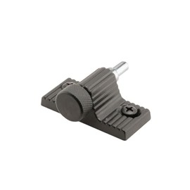 Prime-Line U 9849 Zamak Twist-In Sliding Door Lock for Patio Sliding Door Systems and Horizontal Sliding Windows, 1-9/16 Inch Hole Spacing, Black, Set of 1
