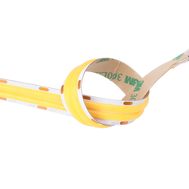 COB LED Strip Light High Brightness Adhesive Flexible Double Row