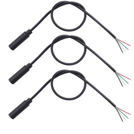 6Pcs 3.5mm Female Jack to Bare Wire Open End TRRS 4 Pole Stereo Audio Cable Replacement for Headphone Earphone Microphone Repair Cable 11.8 inch