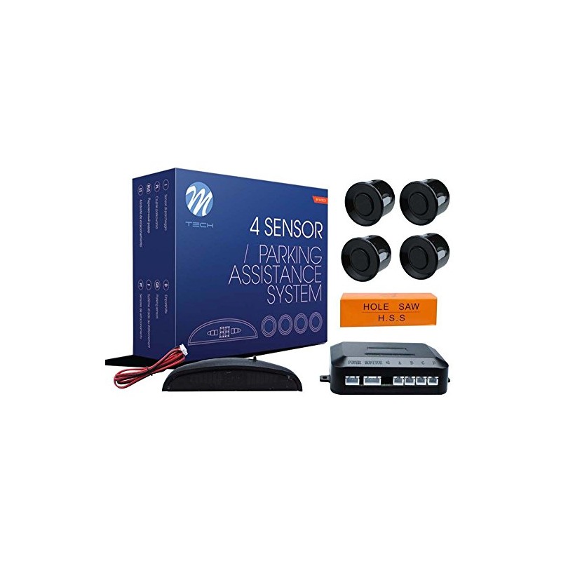 M-Tech CP4B Parking Reversing 4 Sensors with Display and Speaker