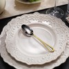 KEAWELL Pearl Edge 4-Piece Premium Spoon Set, 18/10 Stainless Steel,