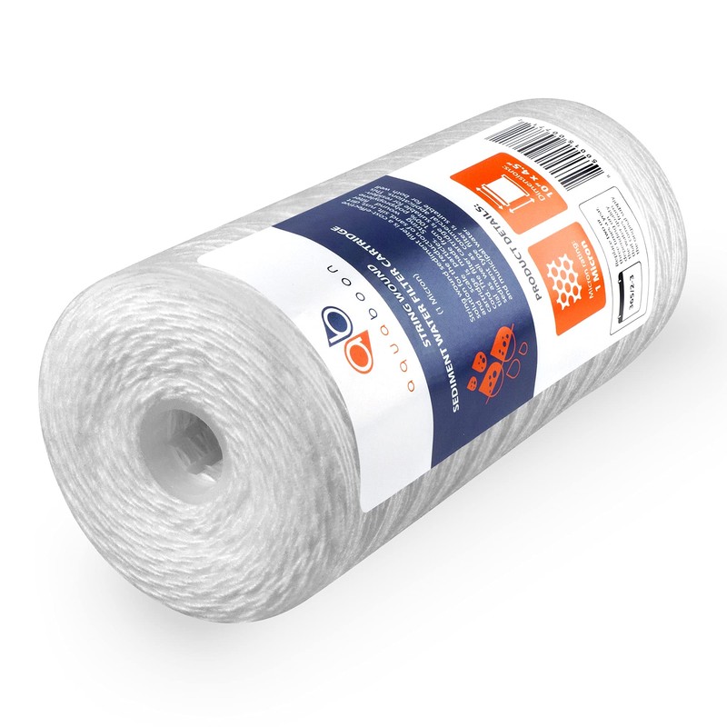 Aquaboon 1 Micron String Wound Water Filter 10x4.5 Replacement -