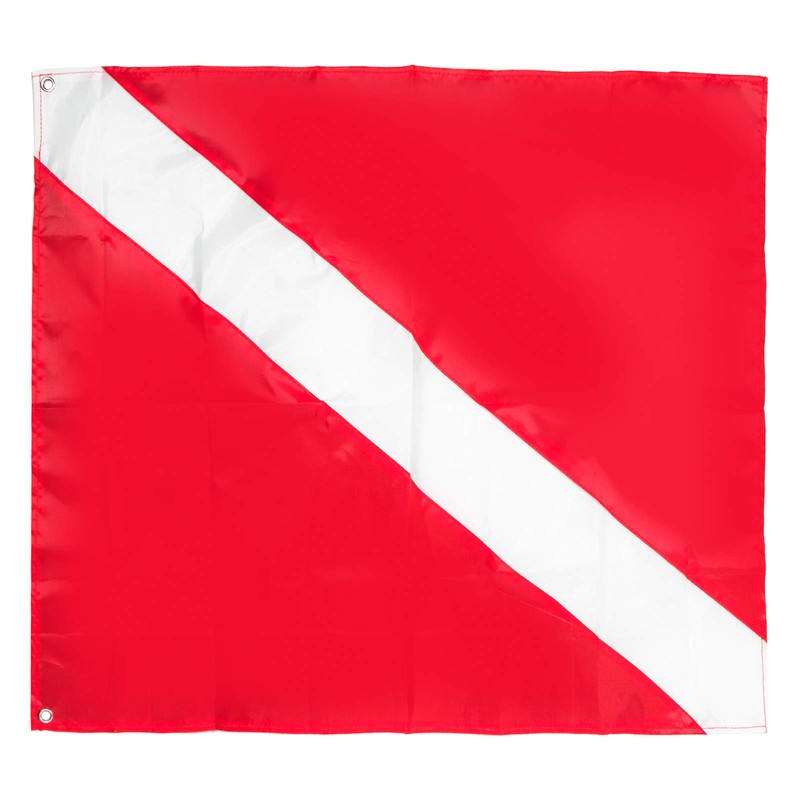 Dawitrly Safety Dive Flags, 2Pieces Polyester Diver Down Flag +
