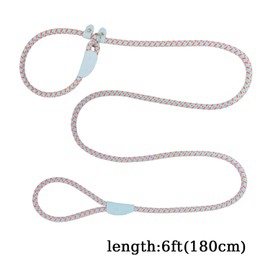 Durable Slip Leads for Dogs, Nylon Slip Lead Rope Dog Leash Heavy Duty for Agility Training, Adjustable 6 Ft X 3/8 Inch Comfortable Training Leash for Small Medium Pets