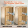 4 Pair 15 Inch Undermount Soft Close Drawer Slides Full