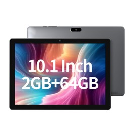 Tablet Android 10 inch with 64GB ROM, 2GB RAM, 512GB Expandable, Quad-Core, 2MP + 8MP Dual Camera, HD IPS Screen, Wi-Fi, Stable Tablet with 6000mAh Battery
