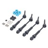 4Pcs RC Car Drive Shaft Set Front Rear Universal Axles