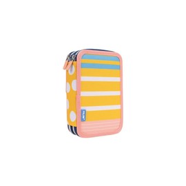 MILAN® Swims 2 Tier Pencil Case - Pink and Yellow