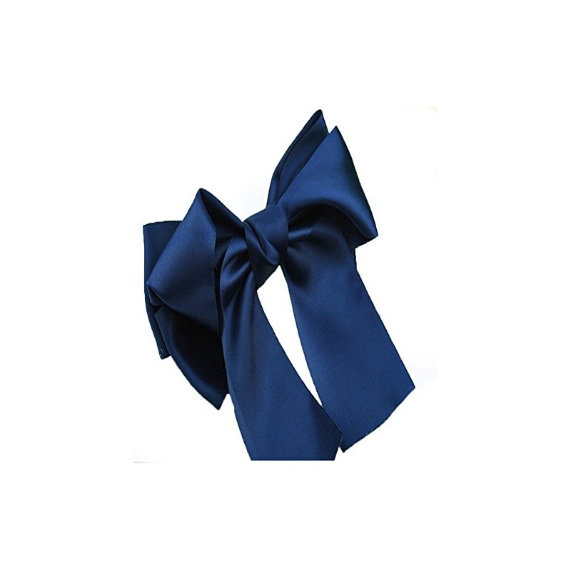Kinkow Store Large Ribbon Barrette Hair Access Satin Easy Hair