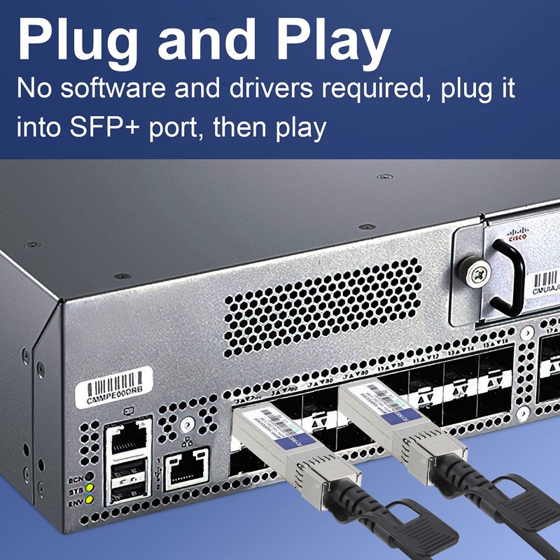 1M SFP Cable, 10G SFP+ DAC Cable, Twinax Passive DAC