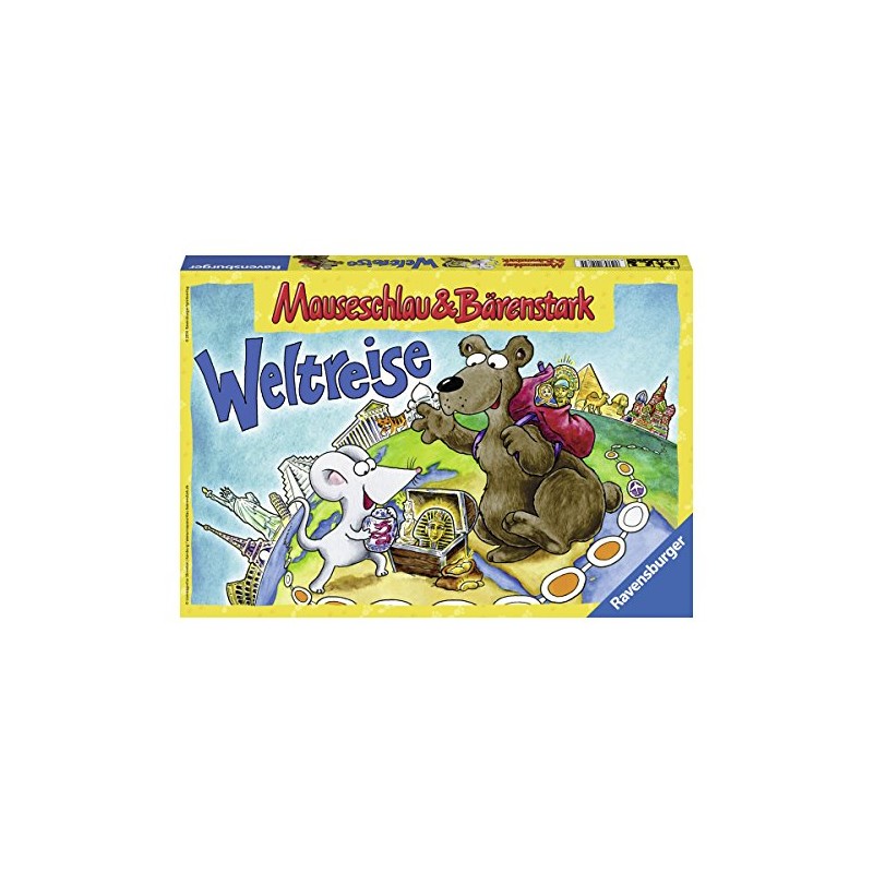 Ravensburger 21085 Mauseschlau & Bärenstark Trip Around the World