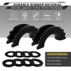 AUTMATCH D Ring Shackle Isolators Washers Kit - 2 Rubber