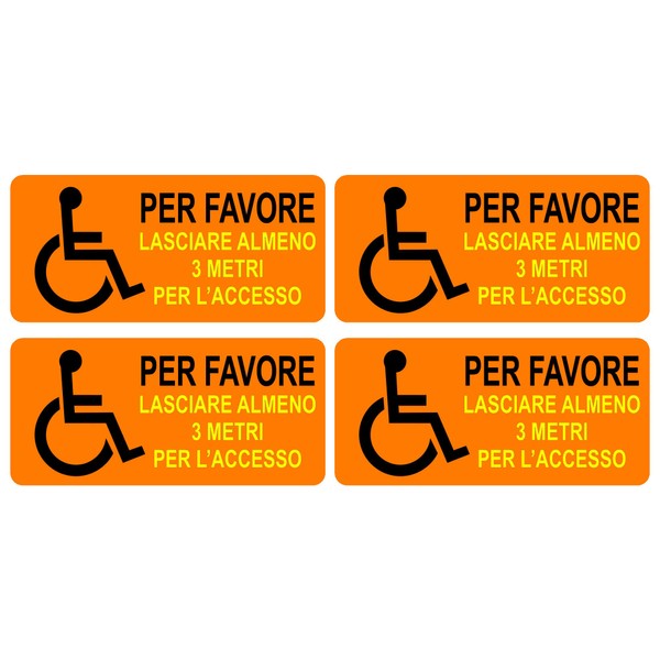 GamesMonkey Behinderten-Aufkleber-Set C fr den Au?en- und Innenbereich C Auto,