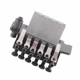 Electric Guitar Tremolo Bridge System Metal Vibrato Bridge for Floyd Rose Tremolo Style Replacement (Black)