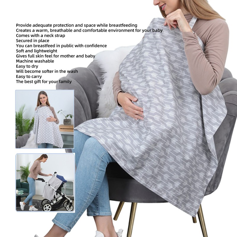 Nursing Cover 4 in 1 Multipurpose Windproof Polyester Breathable Mother