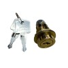SafeCo Brands Replacement Lock to fit Stack-On Safes - 1-Brass