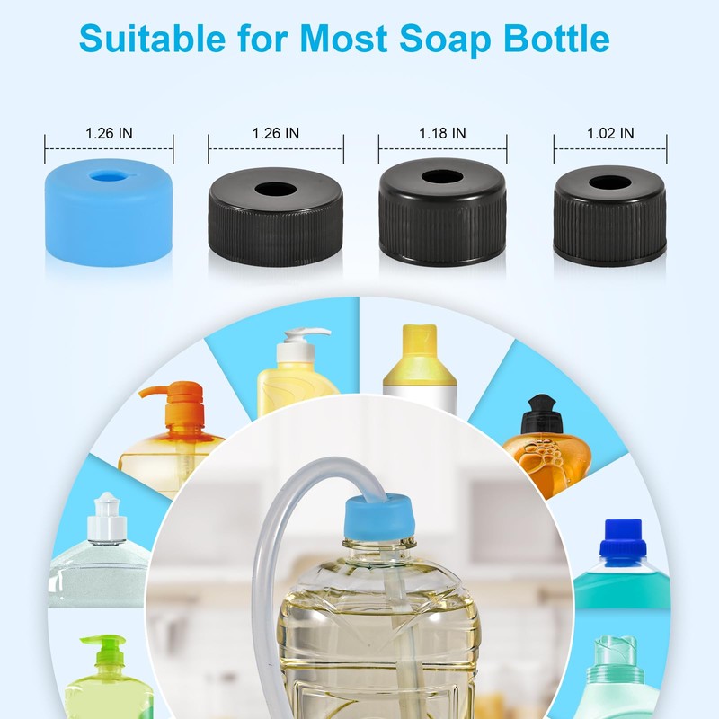Yunlihua Soap Dispenser Extension Tube Kit, 47" Long Under Sink
