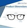 In Style Eyes Modern Reading Glasses - Full-rimmed, Classic Oval