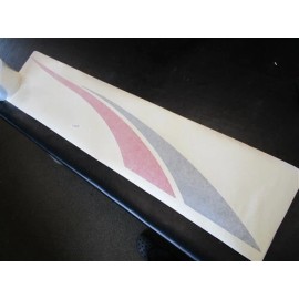 TRACKER TR144282 STARBOARD SIDE DECAL GRAY / RED 36" X 6 1/2" MARINE BOAT