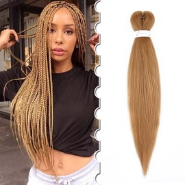 Easy to Braid Pre Stretched Braiding Hair 20inch Jambo Crochet Hair Extension Afro Braids Hot Water Setting Coffee Brown