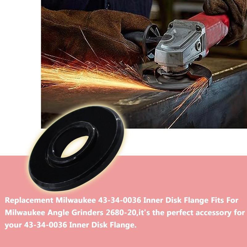 43-34-0036 Replacement Milwauke Inner Disk Flange Fits For Milwauke Angle