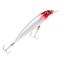 Rapala X-Rap Saltwater Lure with Two No. 3 Hooks, 1.2-1.8 m Swimming Depth, 10 cm Size, Red Head UV