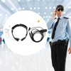 3.5mm Throat Mic Microphone Earphone PTT Adjustable Concealed Air Conduit
