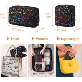 Likesing - Bolsa de almacenamiento para servilletas sanitarias de piel, bolsa de almacenamiento de toallas menstruales portátil, bolsa de almohadillas para orejas de período, bolsas de maquillaje
