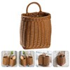 Alipis Hanging Basket Woven Wall Hanging Storage Basket Wall Mounted