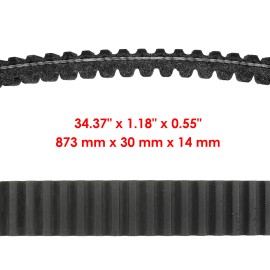 Caltric Drive Belt For Yamaha Grizzly 450 YFM450 YFM 450 4X4 2007-2014