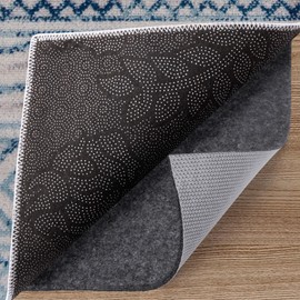 BALEINE Felt Non Slip Rug Pads, Extra Large 1/4" Thick Felt and Rubber Backing, Shock Absorbing Carpet Pad for All Carpets and Hardwood Floors (9x12 Ft)