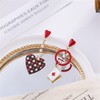 ONLYJUMP Long Asymmetric Heart Poker Dangle Earrings for Women Unique