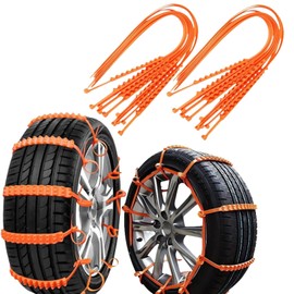 20 PCS Strap anti-skid chain Snow Tire Chains Nylon Snow Straps Emergency Escape Anti-Slip Tie,Fits various vehicle types including passenger cars, SUVs, light trucks, off-road vehicles