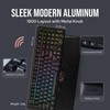 EPOMAKER Galaxy100 QMK/VIA Wireless Gaming Keyboard, Aluminum Shell, Bluetooth/2.4Ghz/USB-C, Pre-Lubed