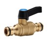 OPERMAXER Coupling with regulating valve: hose connector with shut-off valve,