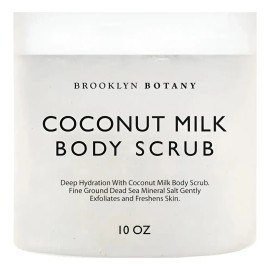 Exfoliante Corporal y Facial Brooklyn Botany de Leche de Coco, 296 mL