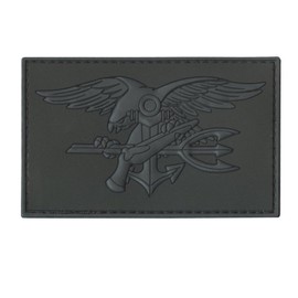 Blackout ACU U.S. Navy Seals Devgru Insignia Morale NSWDG USSOCOM PVC 3D Fastener Sew-On Badge/Iron-On Patch