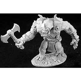 Mountain Troll Miniature Figurine Unpainted 25mm Heroic Scale Dark Heaven Legends Reaper Miniatures