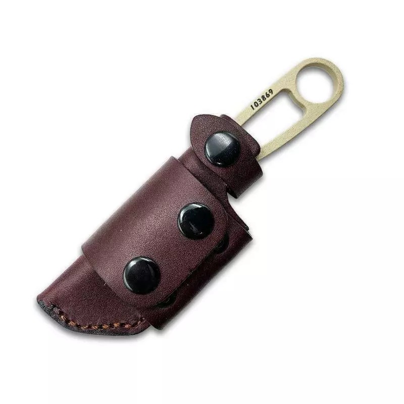 Custom Leather Scout Carry Sheath For Esee Izula Fixed Blade