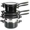 Kenmore Elite Grayson Stackable Platinum Nonstick Forged Aluminum Induction Cookware