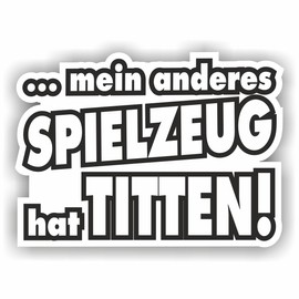“Mein Anderes Spielzeug hat Titten” Shocker Hand Car Sticker JDM Tuning OEM Dub Decal Sticker Bomb Bombing Fun