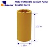 SURPOUF PR53-FS Flexible Vacuum Pump Coupler Sleeve, Flexible Drive Section,Yellow