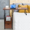 Overbed Laptop Table Desk Bed Table Folding Overbed Writing Table